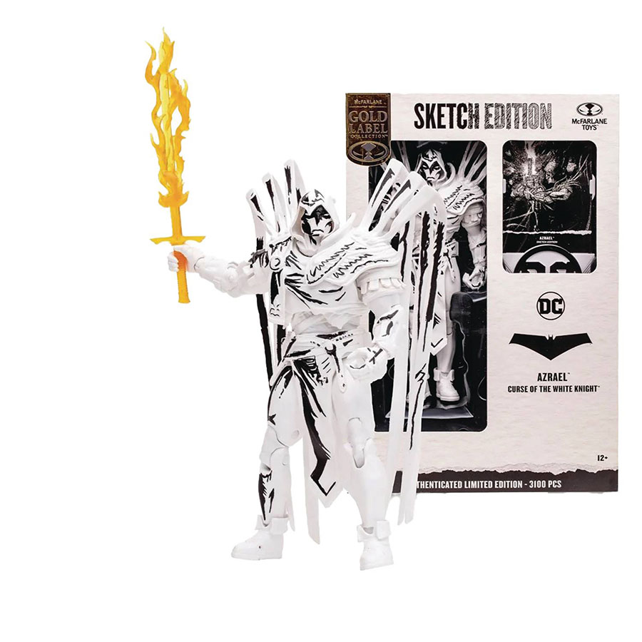 DC Azrael Curse Of The White Knight Gold Label 7-Inch Action Figure