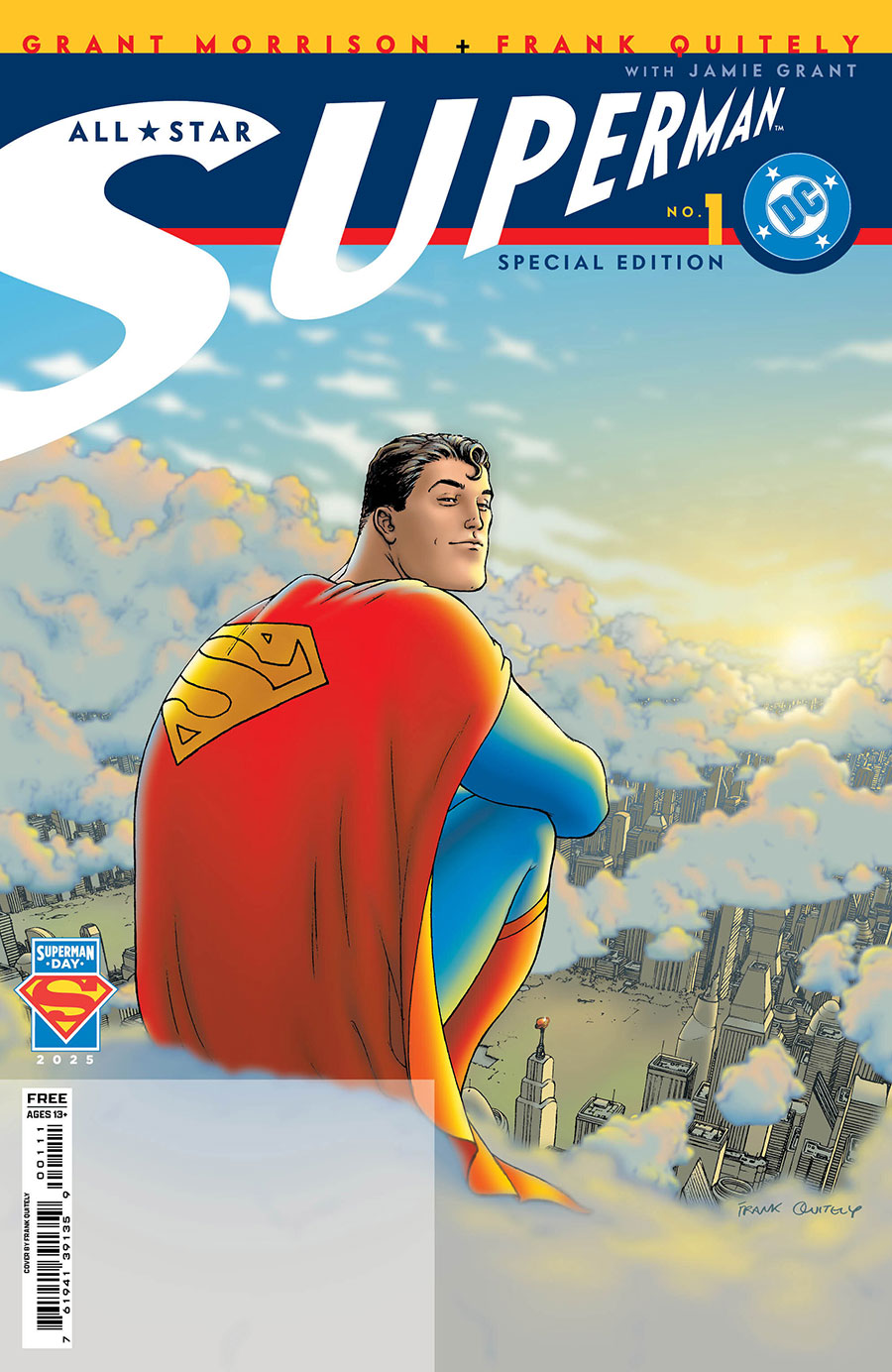 Superman Day 2025 All Star Superman #1 Cover A Regular Frank Quitely Cover - FREE
