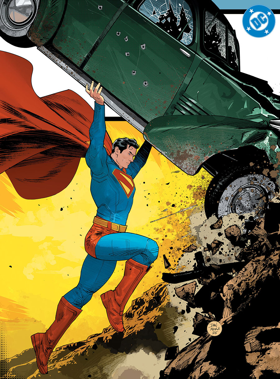 Superman Day 2025 Action Comics #1 Golden Age Sized Facsimile Edition Cover B Variant Dan Mora Homage Card Stock Cover
