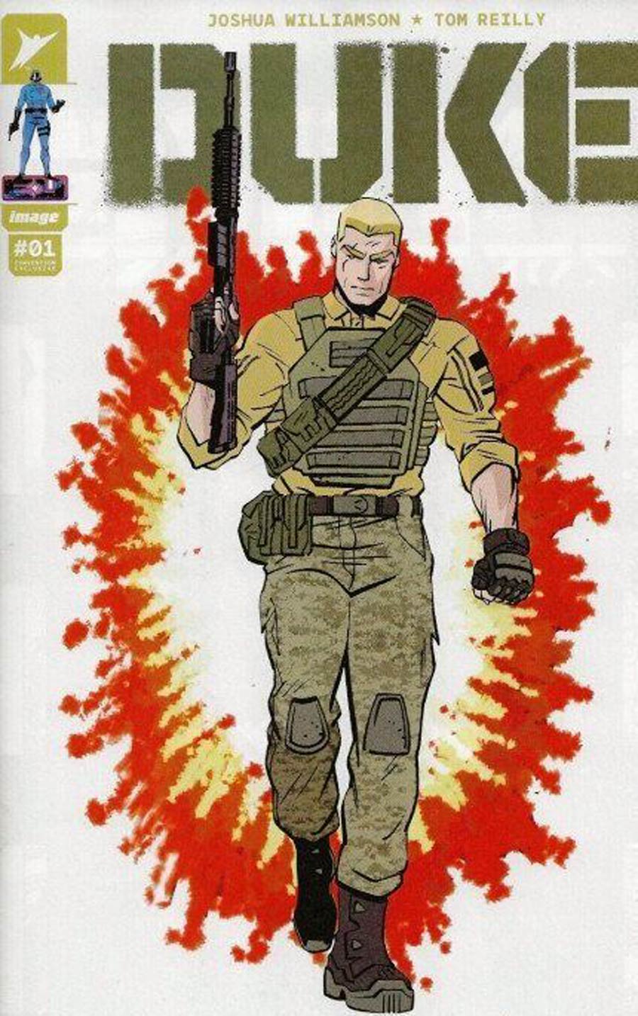 Duke Ashcan #1 Cover B NYCC 2023 Exclusive Signed Joshua Williams Tom Reilly (With COA)