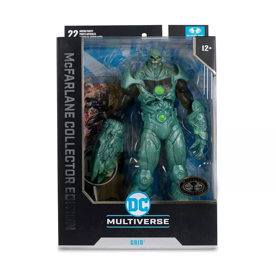 DC Collector Edition 7-Inch Action Figure Wave 8 - Grid McFarlane Platinum Edition