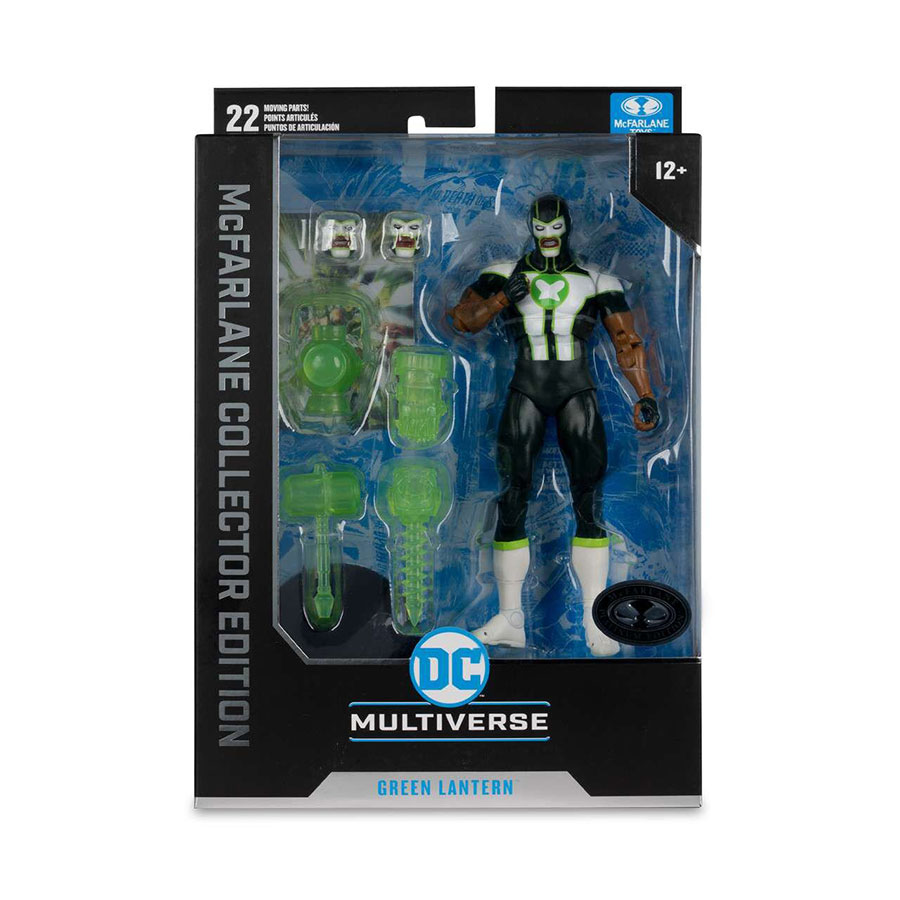 DC Collector Edition 7-Inch Action Figure Wave 8 - Simon Baz Green Lantern McFarlane Platinum Edition
