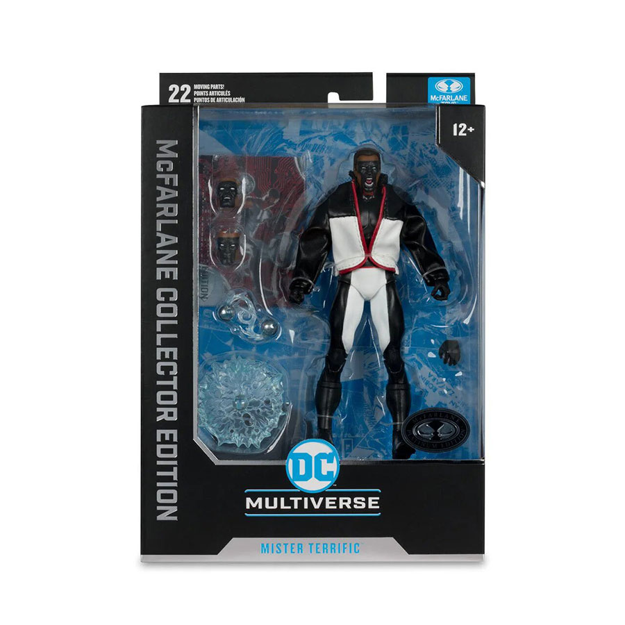 DC Collector Edition 7-Inch Action Figure Wave 8 - Mr Terrific McFarlane Platinum Edition
