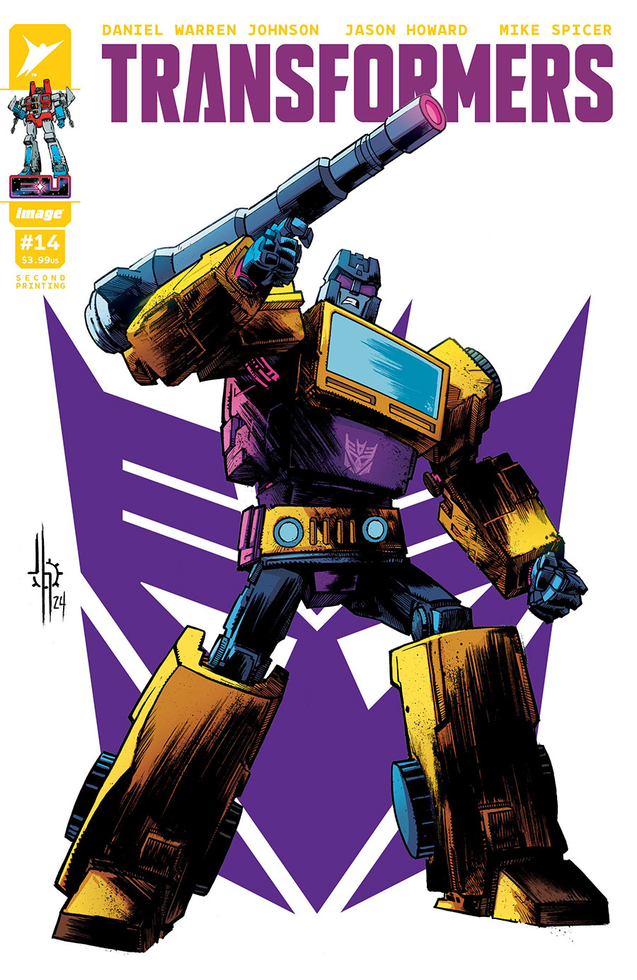 Transformers Vol 5 #14 Cover G 2nd Ptg B Jason Howard Decepticon Swindle Variant Cover