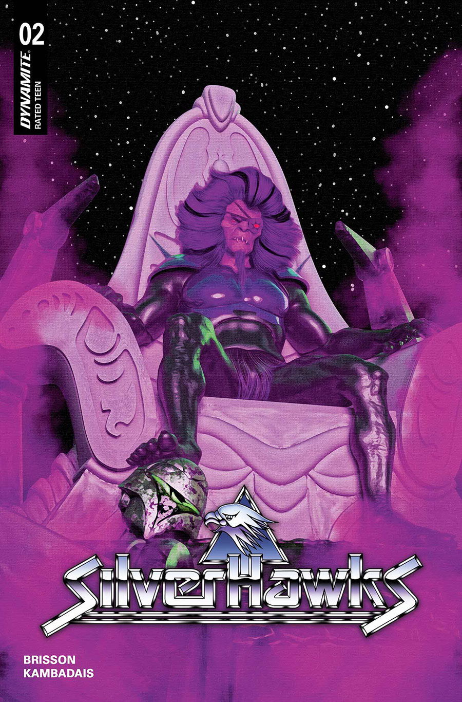 SilverHawks Vol 2 #2 Cover Z-B Incentive Mark Spears Purple Cover