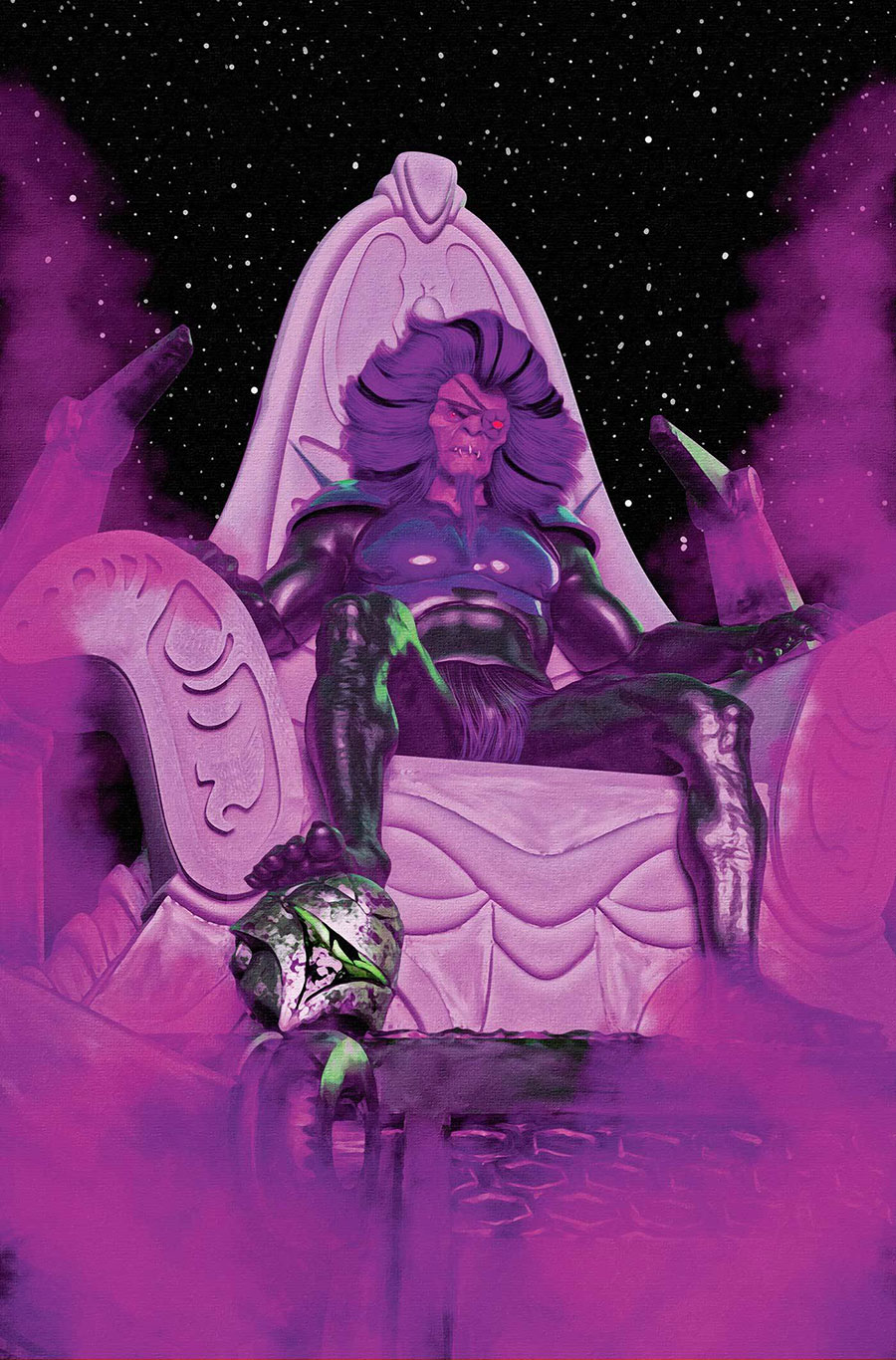 SilverHawks Vol 2 #2 Cover Z-D Incentive Mark Spears Purple Virgin Cover