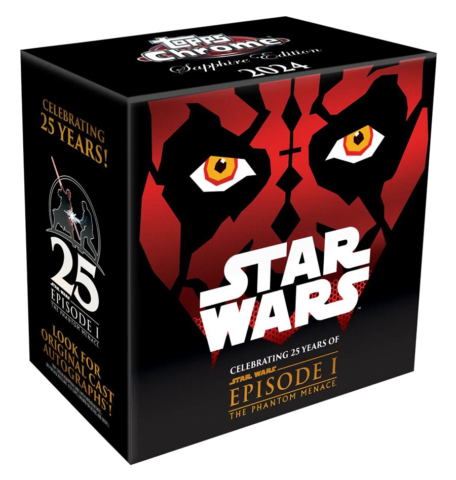 2024 Topps Chrome Sapphire Star Wars The Phantom Menace Hobby Box