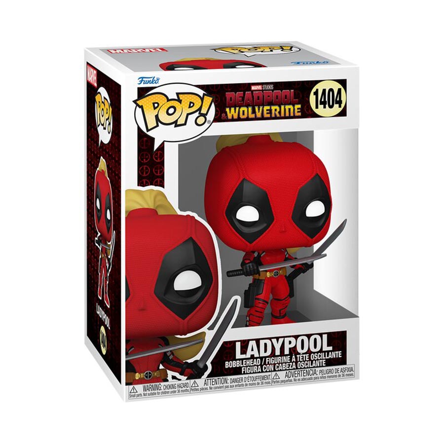 POP Marvel Deadpool Wolverine Ladypool Vinyl Bobble Head