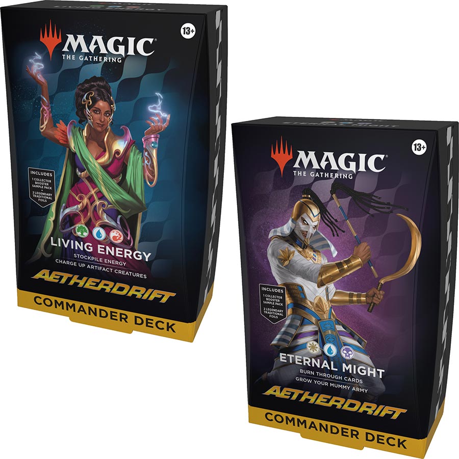 Magic The Gathering Aetherdrift Commander Deck (Filled Randomly)