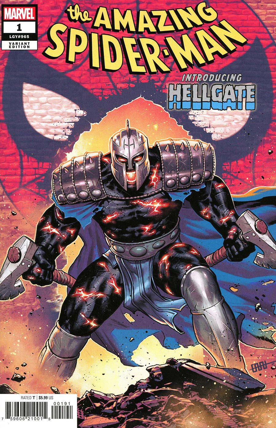 Amazing Spider-Man Vol 7 #1 Cover G Variant CAFU Hellgate First Appearance Cover (Limit 1 Per Customer)