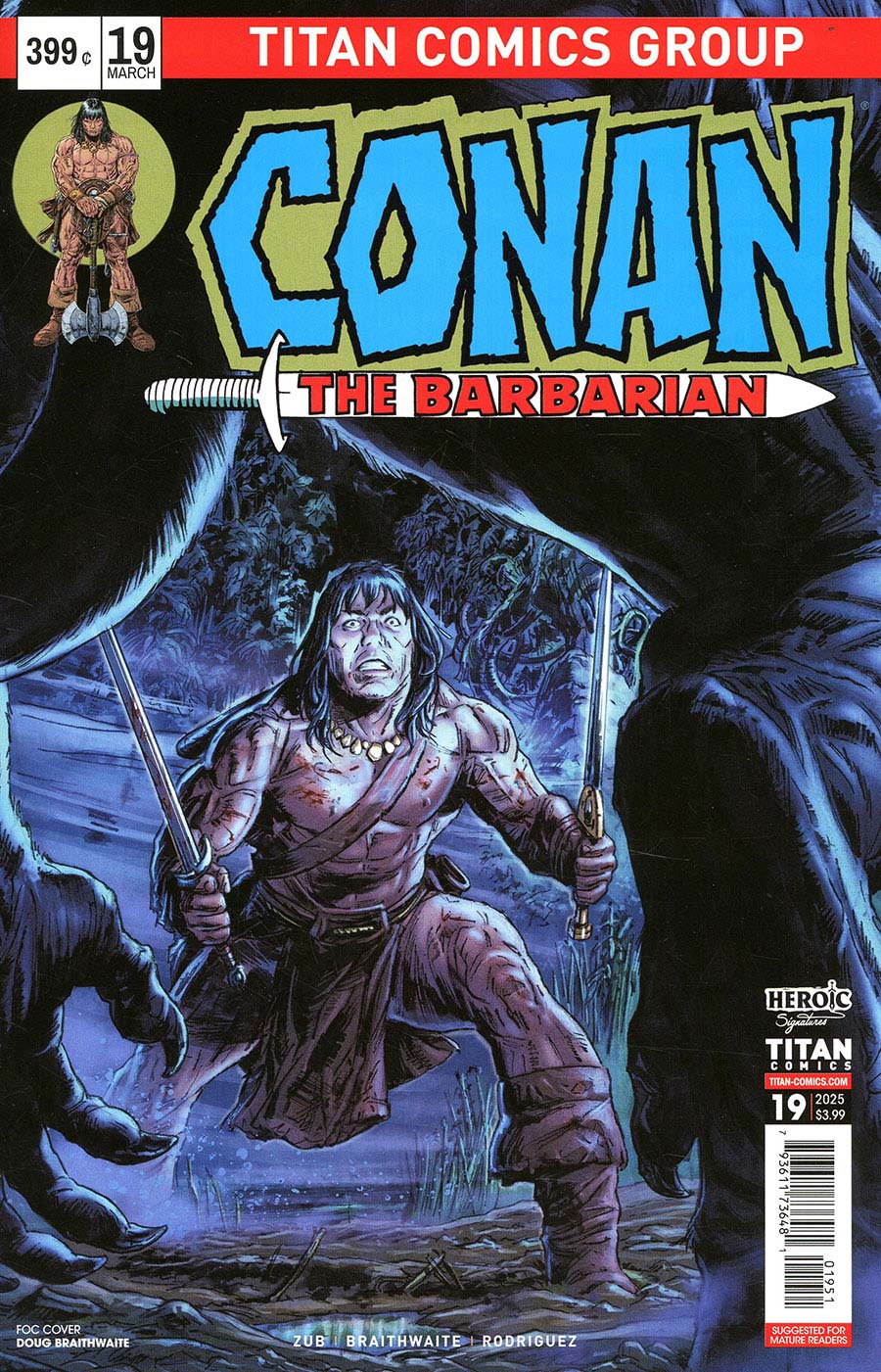 Conan The Barbarian Vol 5 #19 Cover E Variant Doug Braithwaite Cover