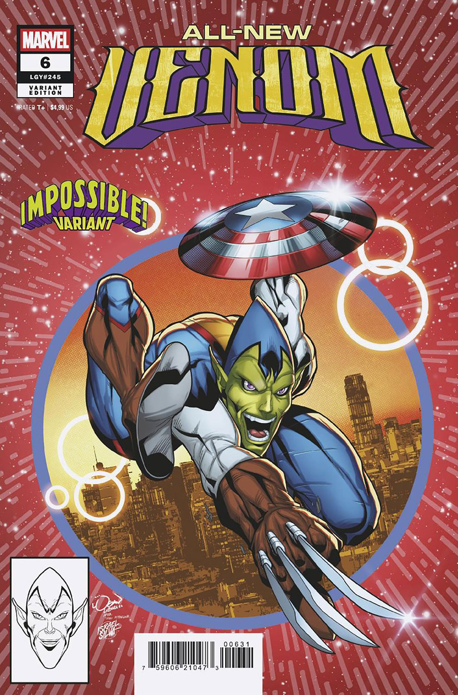 All-New Venom #6 Cover B Variant Logan Lubera Impossible Cover