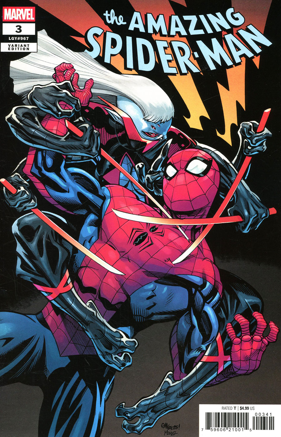 Amazing Spider-Man Vol 7 #3 Cover B Variant Ed McGuinness Itsy-Bitsy Cover (Limit 1 Per Customer)