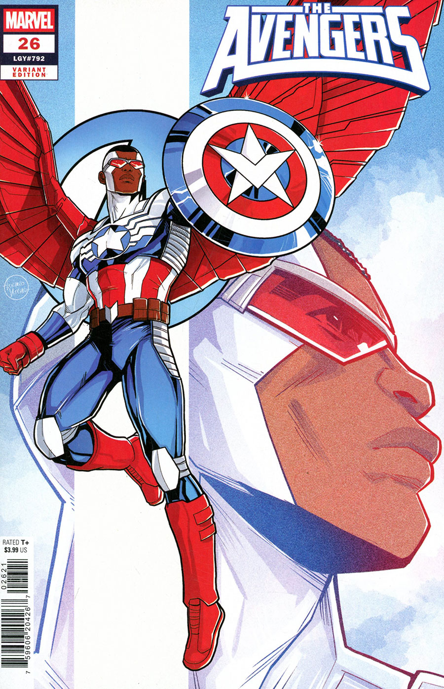 Avengers Vol 8 #26 Cover D Variant Luciano Vecchio Captain America Cover (One World Under Doom Tie-In)