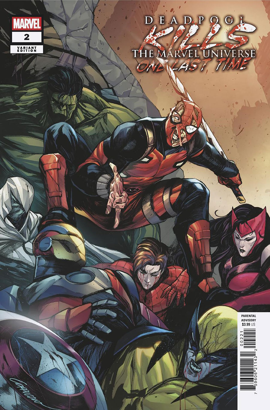 Deadpool Kills The Marvel Universe One Last Time #2 Cover B Variant Alessandro Cappuccio Cover
