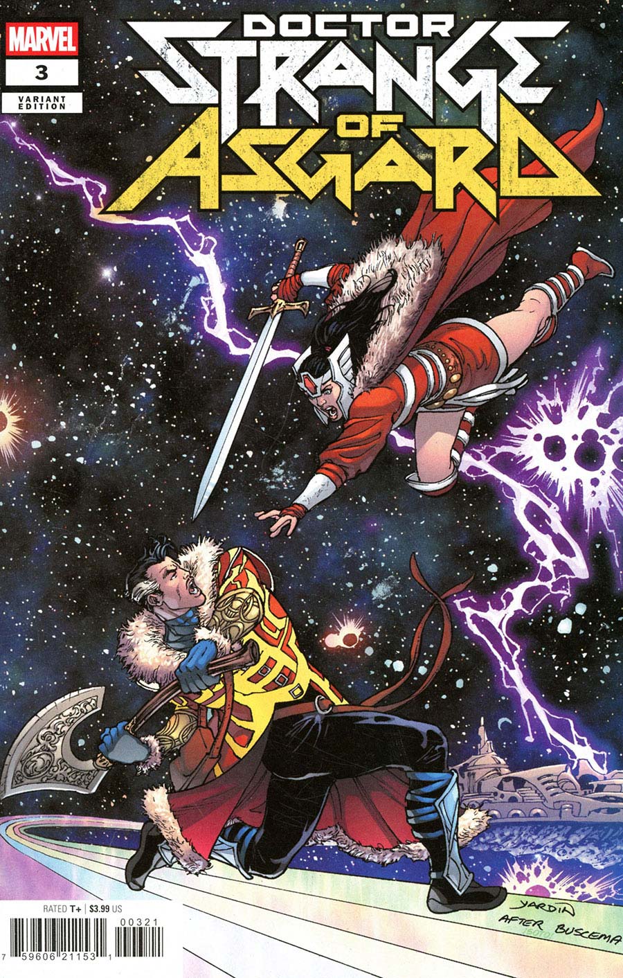 Doctor Strange Of Asgard #3 Cover B Variant David Yardin Cover