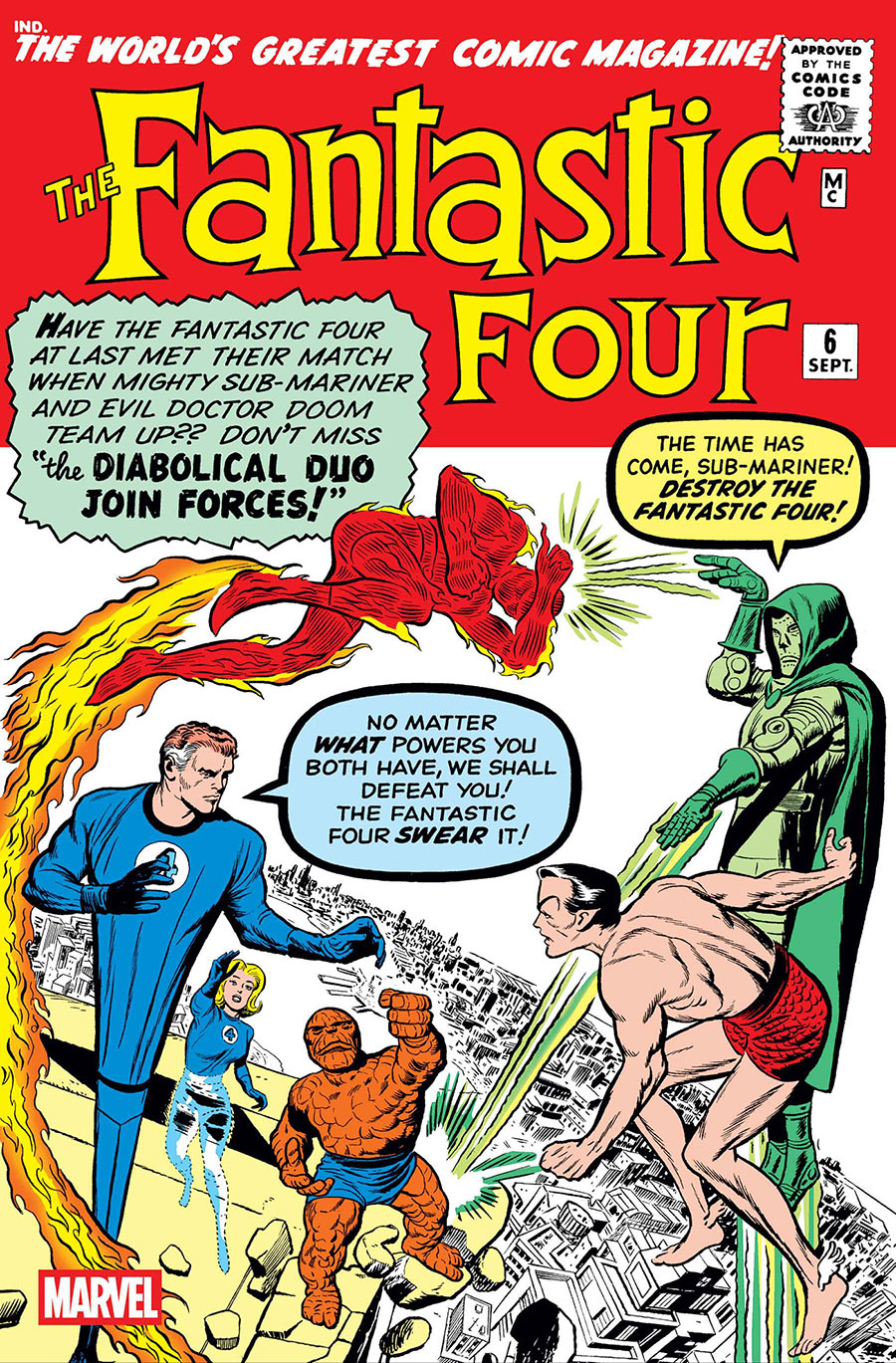 Fantastic Four #6 Cover B Facsimile Edition Regular Jack Kirby Cover