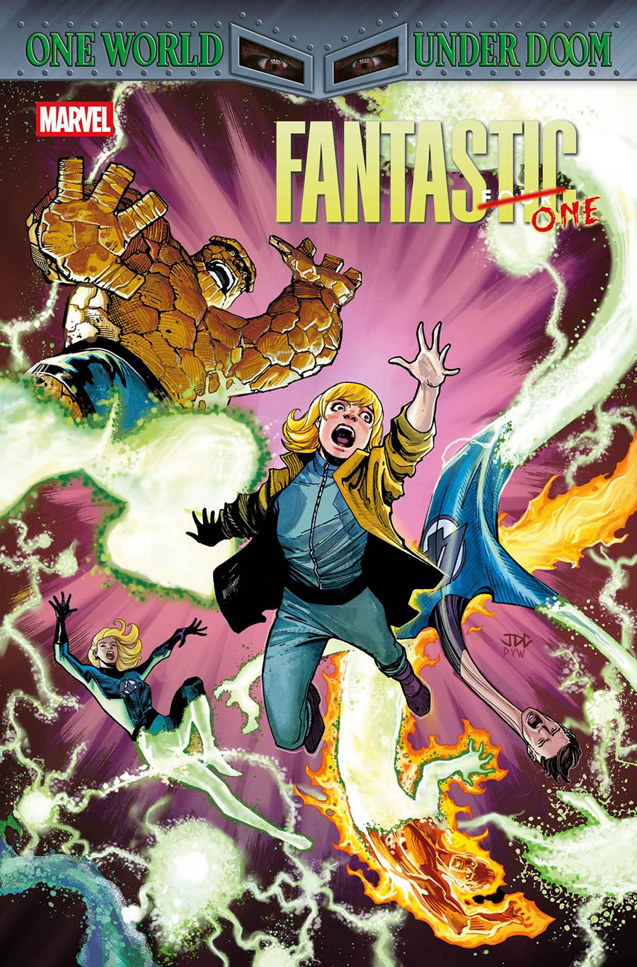 Fantastic Four Vol 7 #32 Cover A Regular Joshua Cassara Cover (One World Under Doom Tie-In)