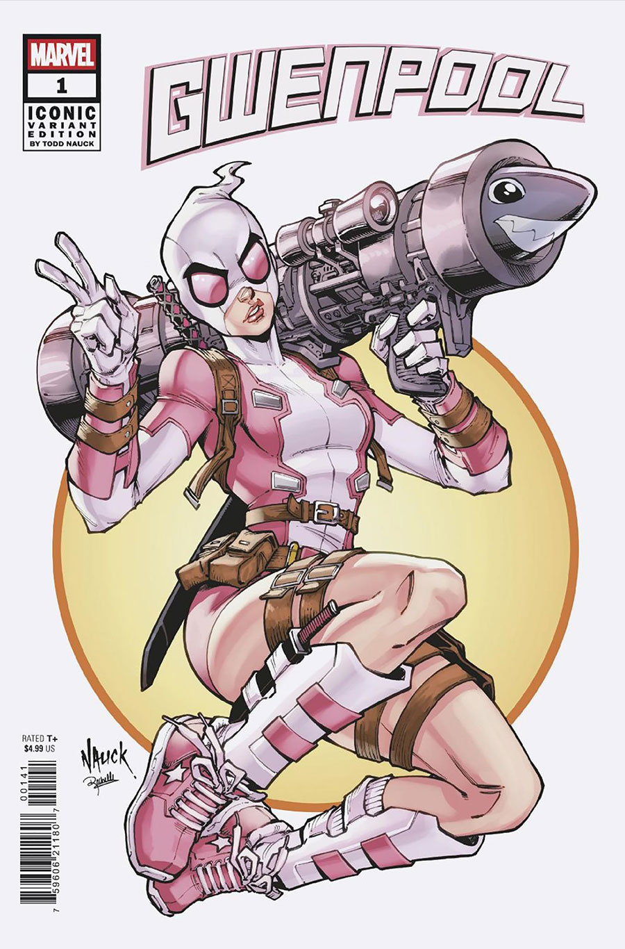 Gwenpool Vol 2 #1 Cover B Variant Todd Nauck Iconic Cover