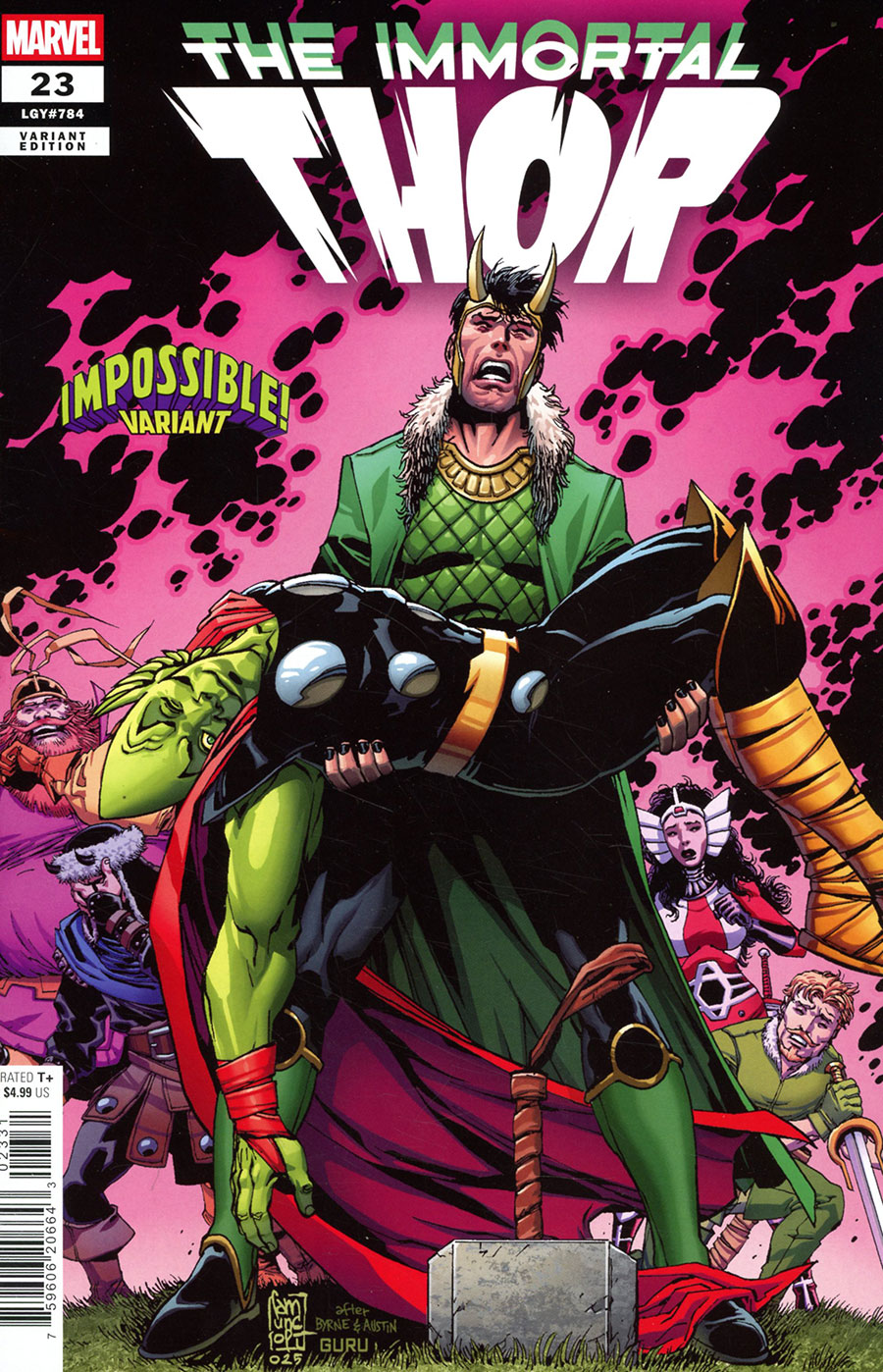 Immortal Thor #23 Cover D Variant Giuseppe Camuncoli Impossible Cover