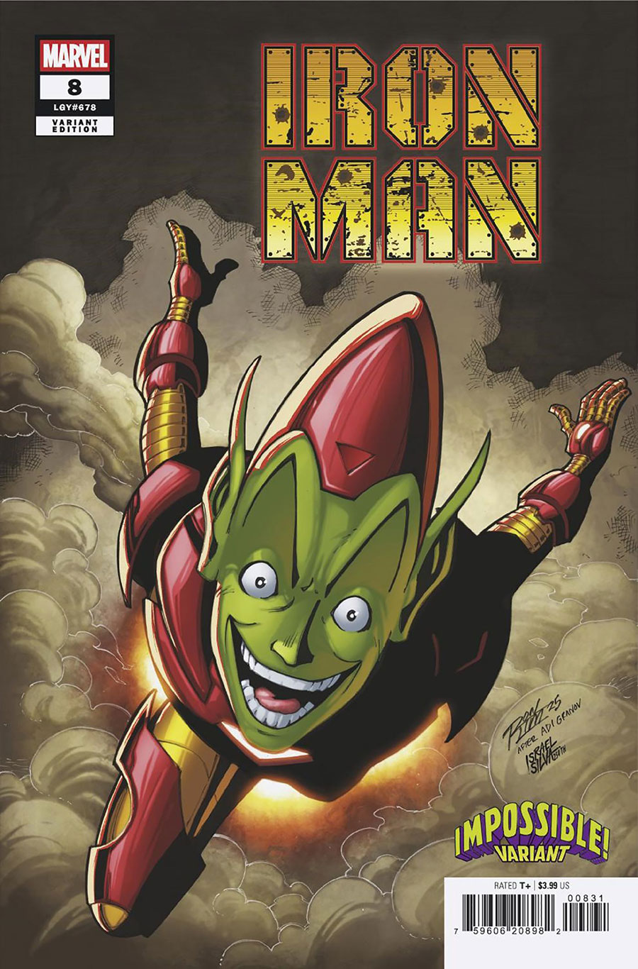 Iron Man Vol 7 #8 Cover C Variant Ron Lim Impossible Cover