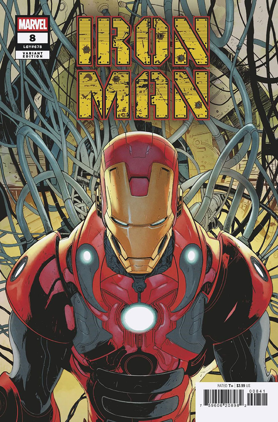 Iron Man Vol 7 #8 Cover D Variant Adam Pollina Cover