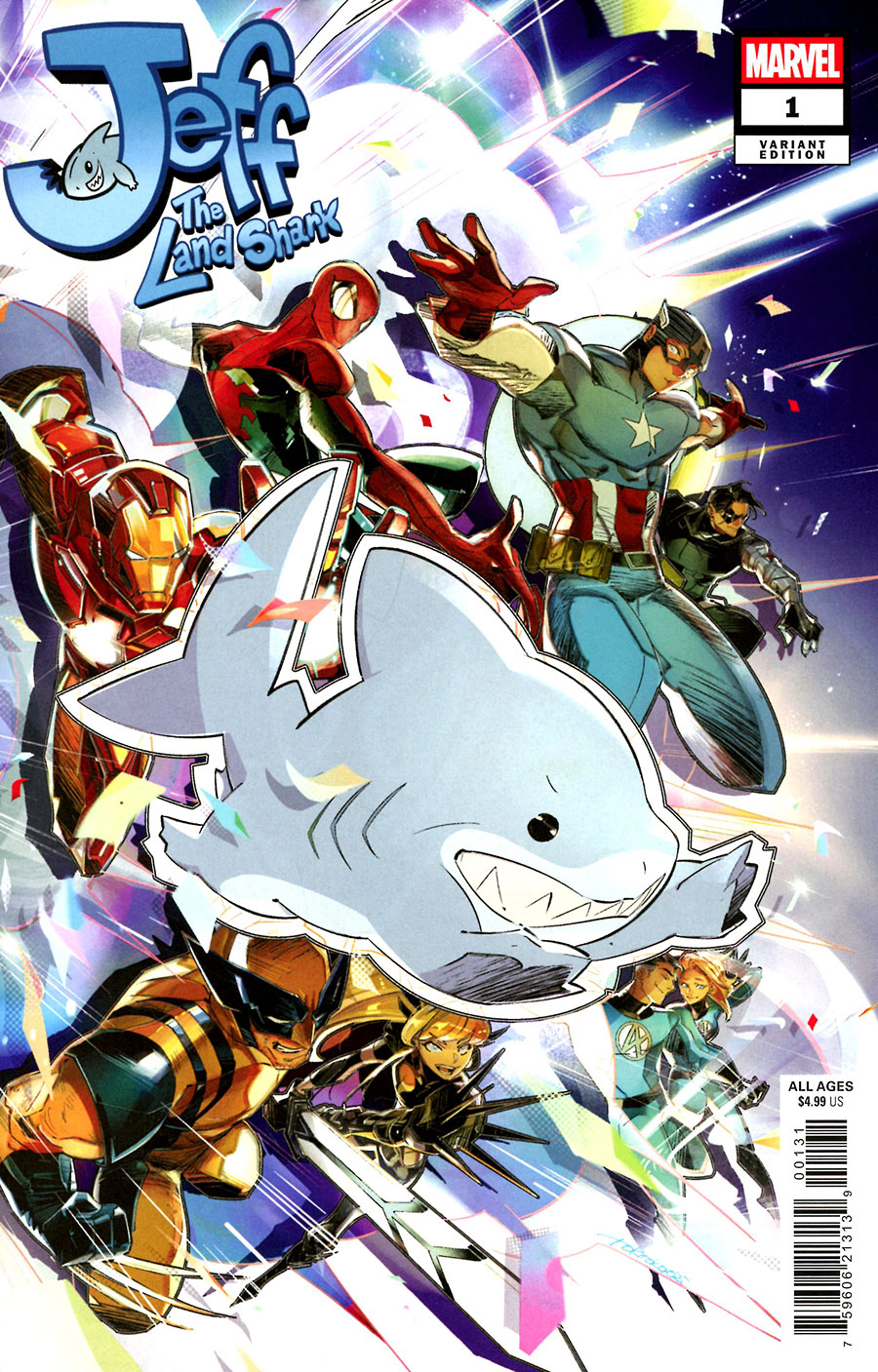 Jeff The Land Shark #1 Cover C Variant tokitokoro Cover