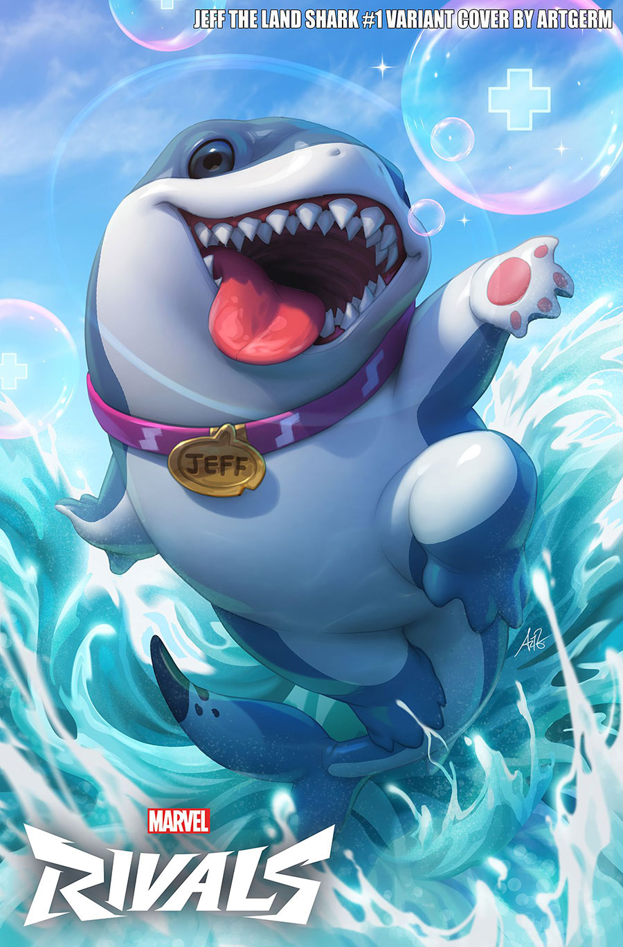 Jeff The Land Shark #1 Cover D Variant Stanley Artgerm Lau Marvel Rivals Cover