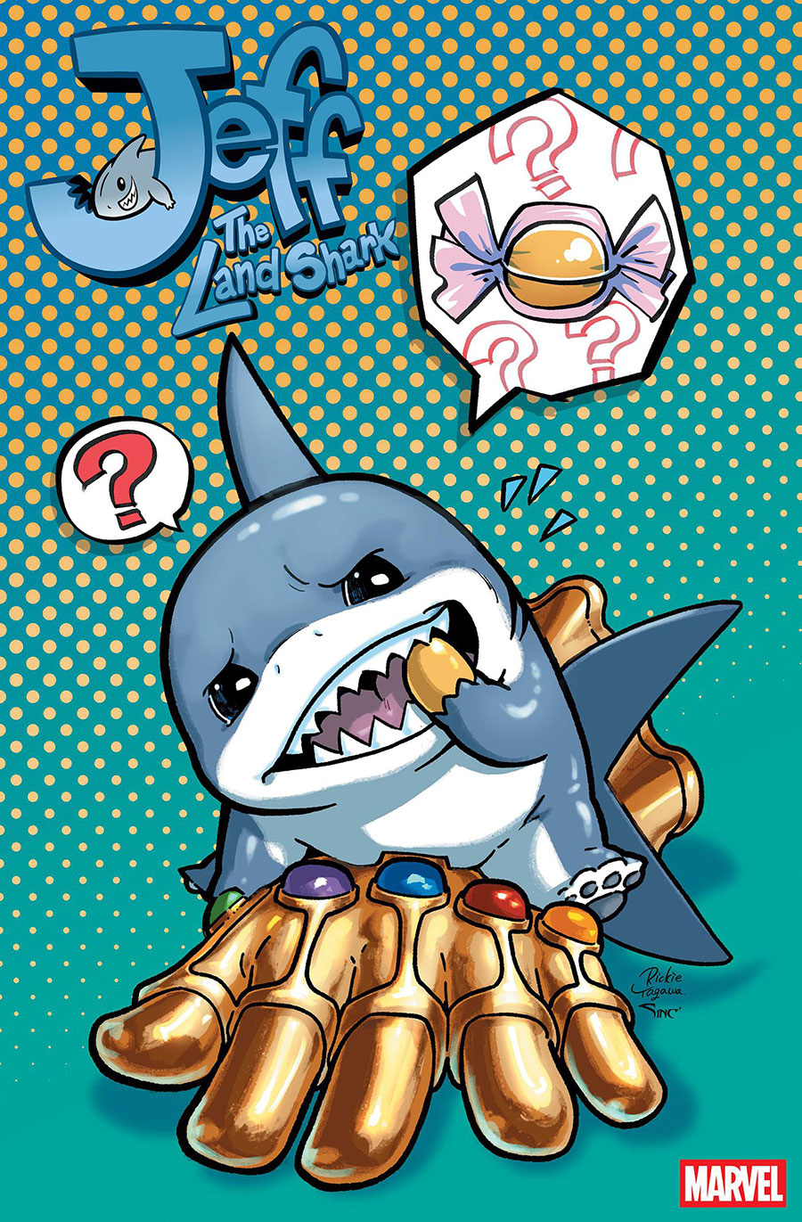 Jeff The Land Shark #1 Cover F Variant Rickie Yagawa Foil Cover