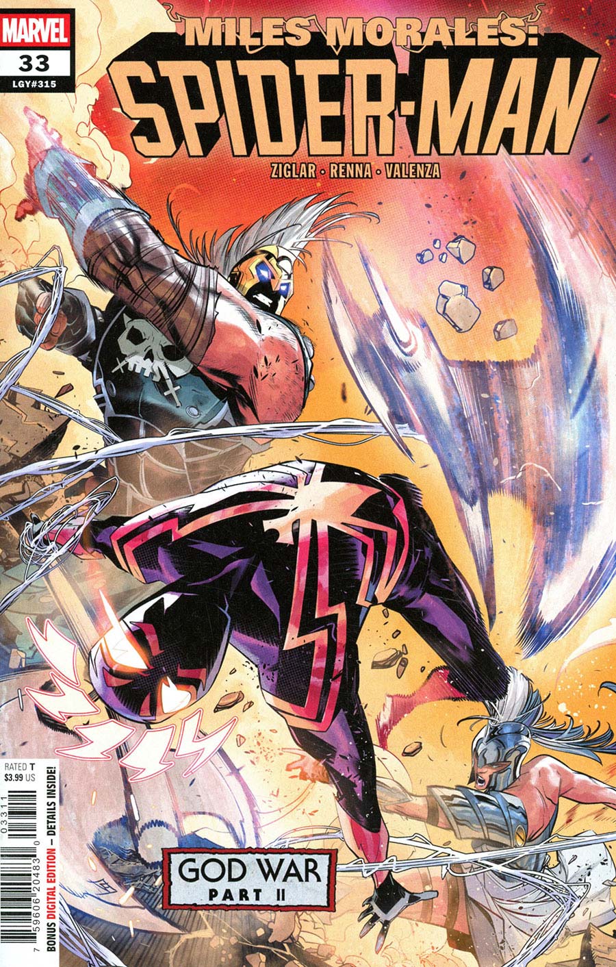 Miles Morales Spider-Man Vol 2 #33 Cover A Regular Federico Vicentini Cover