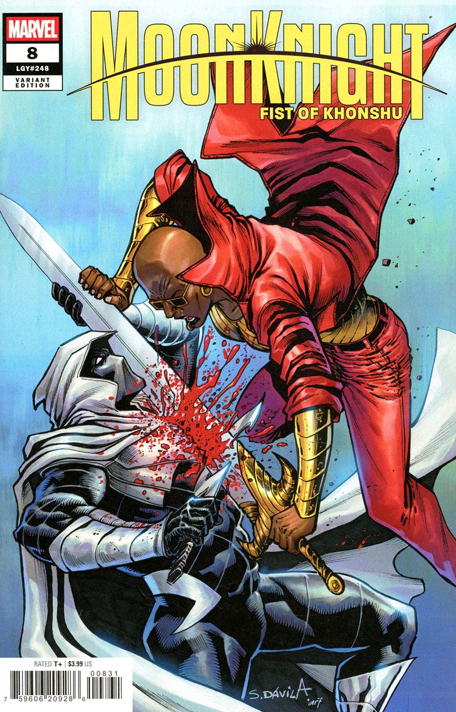 Moon Knight Fist Of Khonshu #8 Cover C Variant Sergio Davila Cover