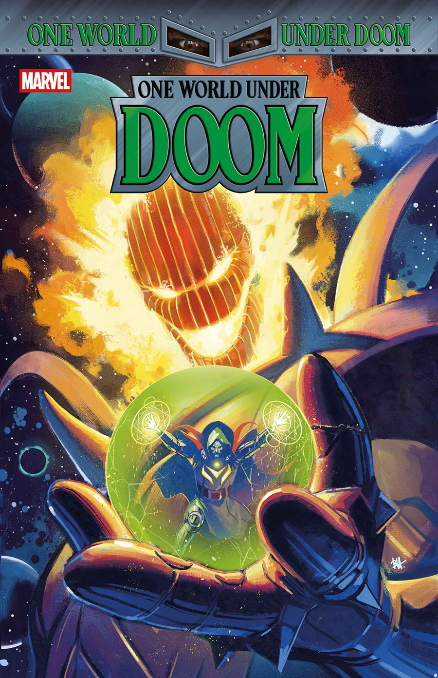 One World Under Doom #4 Cover A Regular Ben Harvey Cover
