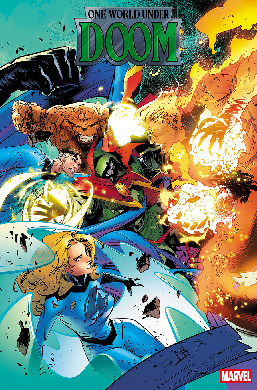 One World Under Doom #4 Cover F Variant Federico Vicentini Cover