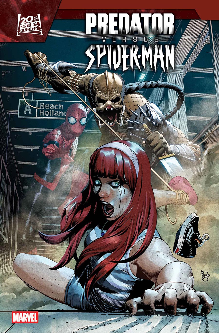 Predator vs Spider-Man #2 Cover A Regular Paulo Siqueira Cover