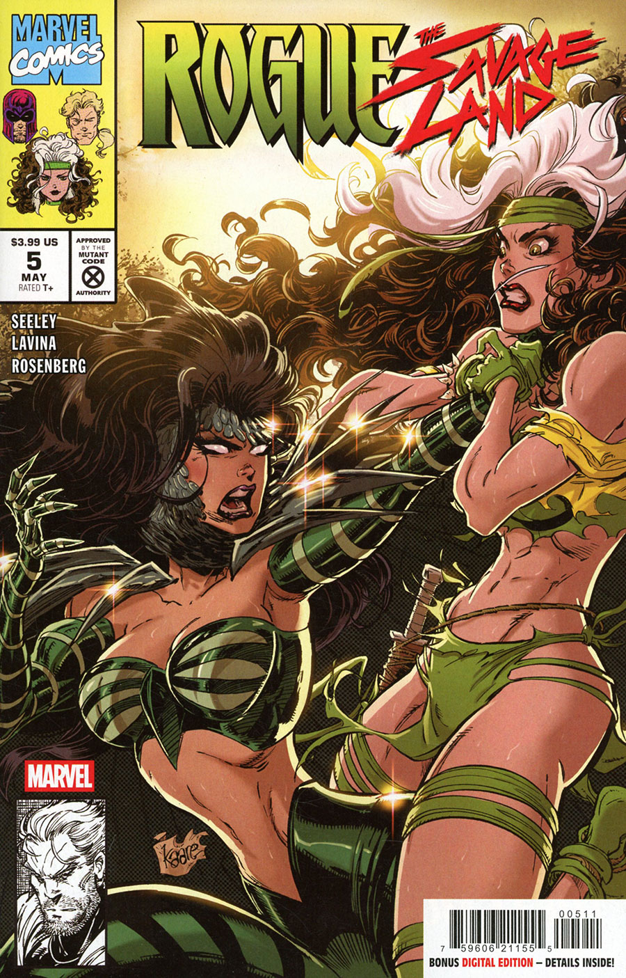 Rogue The Savage Land #5 Cover A Regular Kaare Andrews Cover