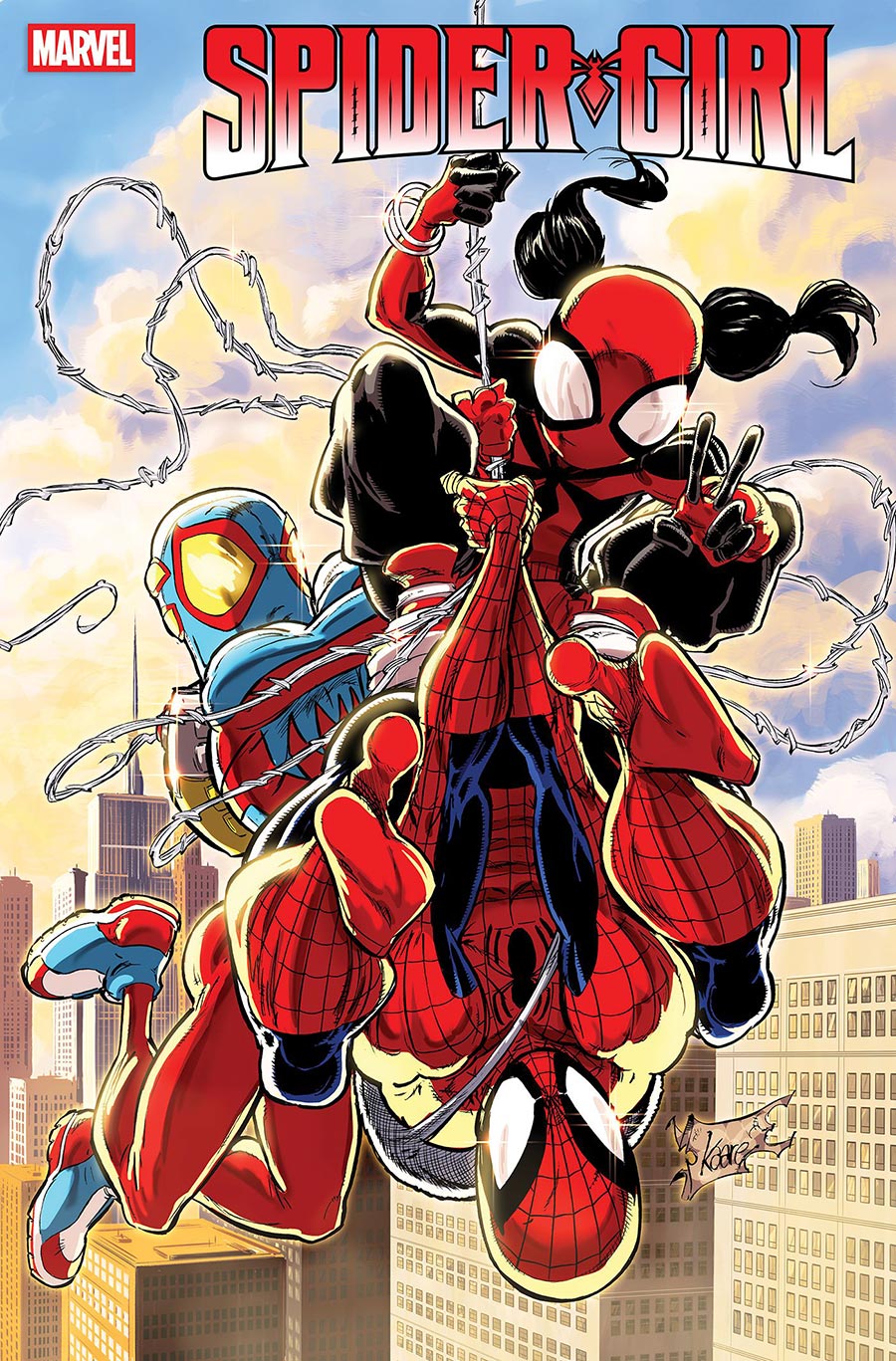 Spider-Girl Vol 3 #1 Cover F Variant Kaare Andrews Foil Cover