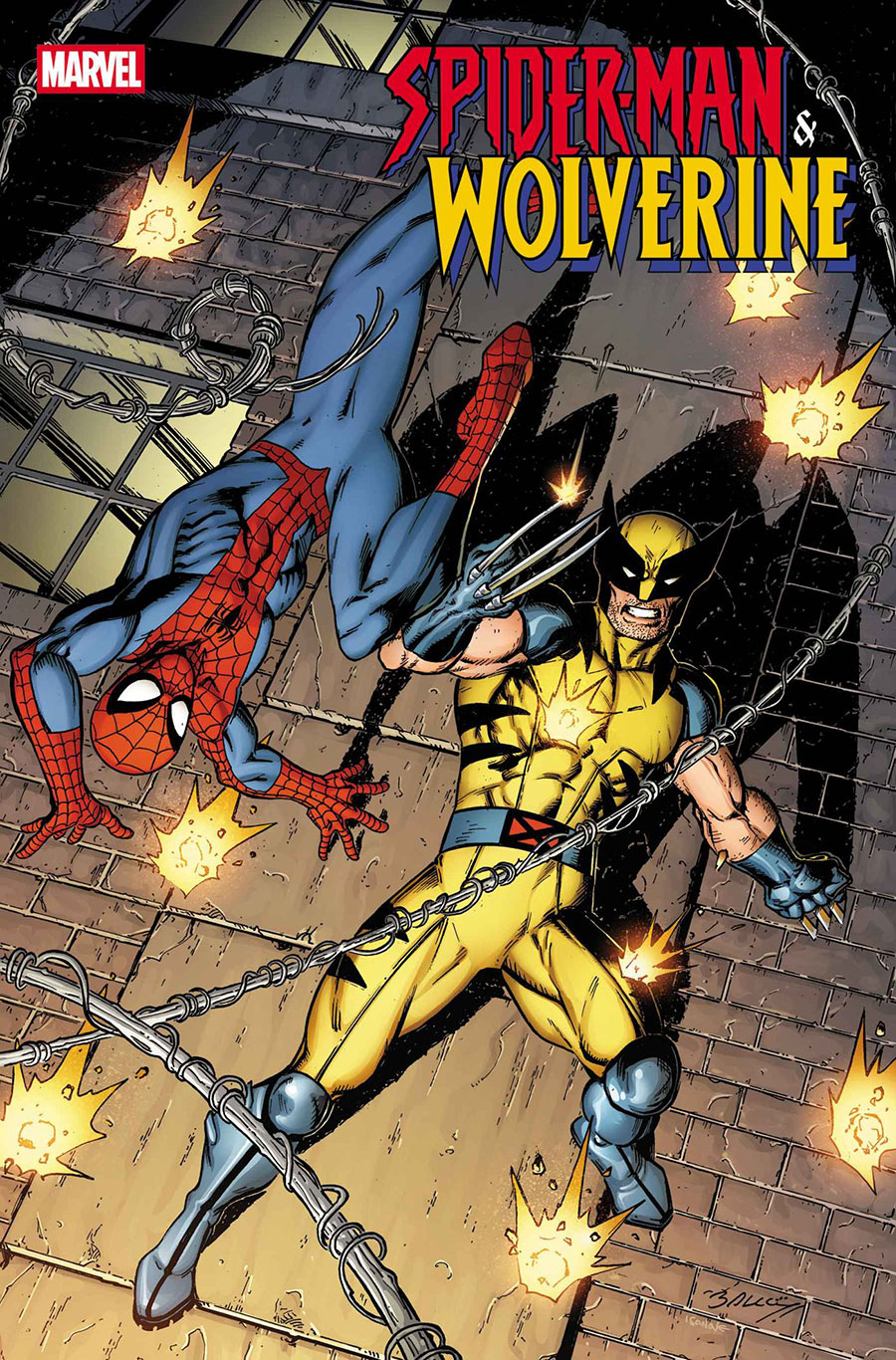 Spider-Man & Wolverine #1 Cover B Variant Mark Bagley Cover