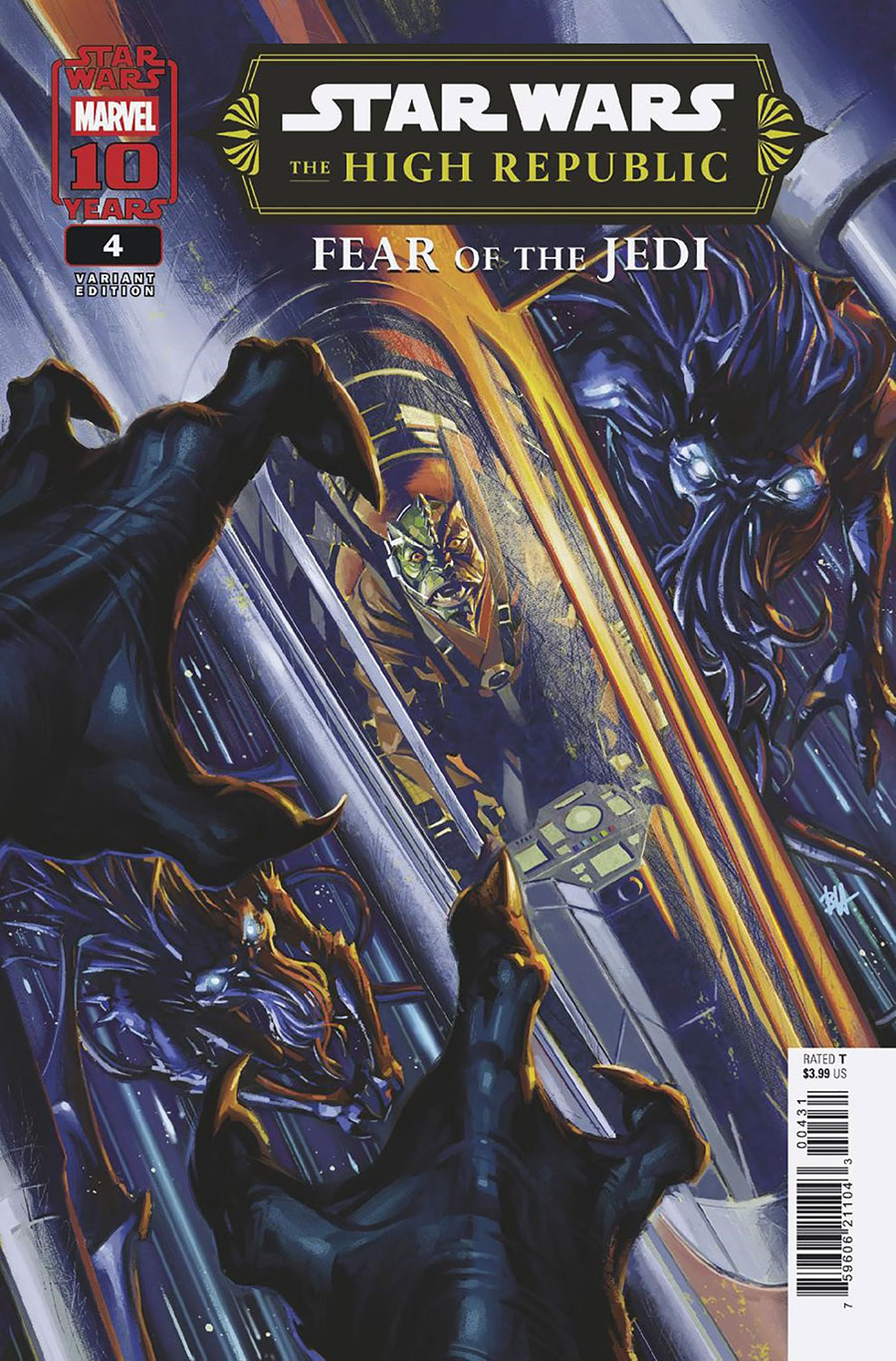 Star Wars The High Republic Fear Of The Jedi #4 Cover C Variant Ben Harvey Cover