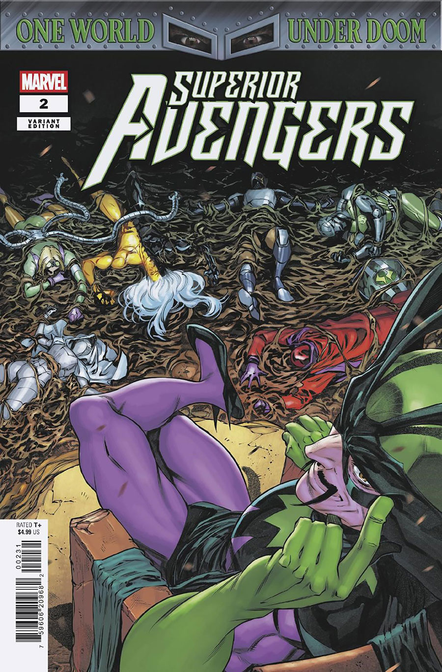 Superior Avengers #2 Cover C Variant Iban Coello Cover (One World Under Doom Tie-In)