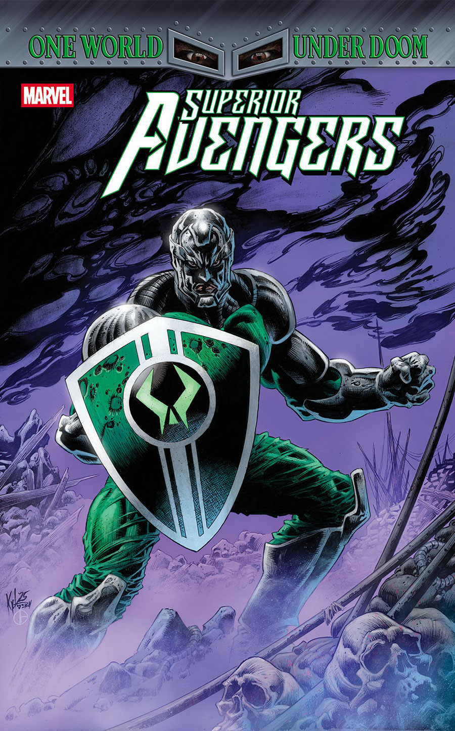 Superior Avengers #2 Cover D Variant Kyle Hotz Cover (One World Under Doom Tie-In)