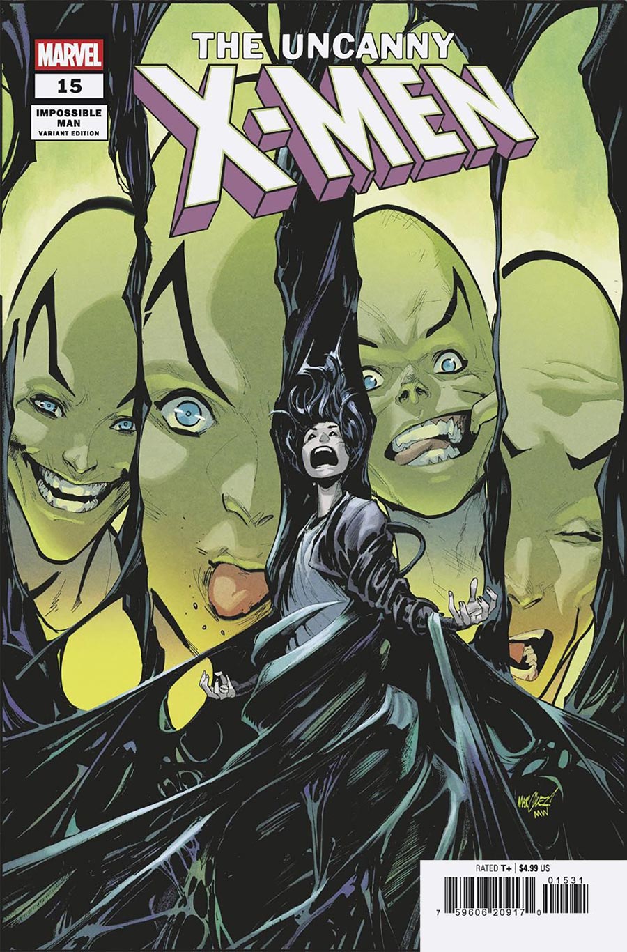 Uncanny X-Men Vol 6 #15 Cover B Variant David Marquez Impossible Man Pop-Up Cover