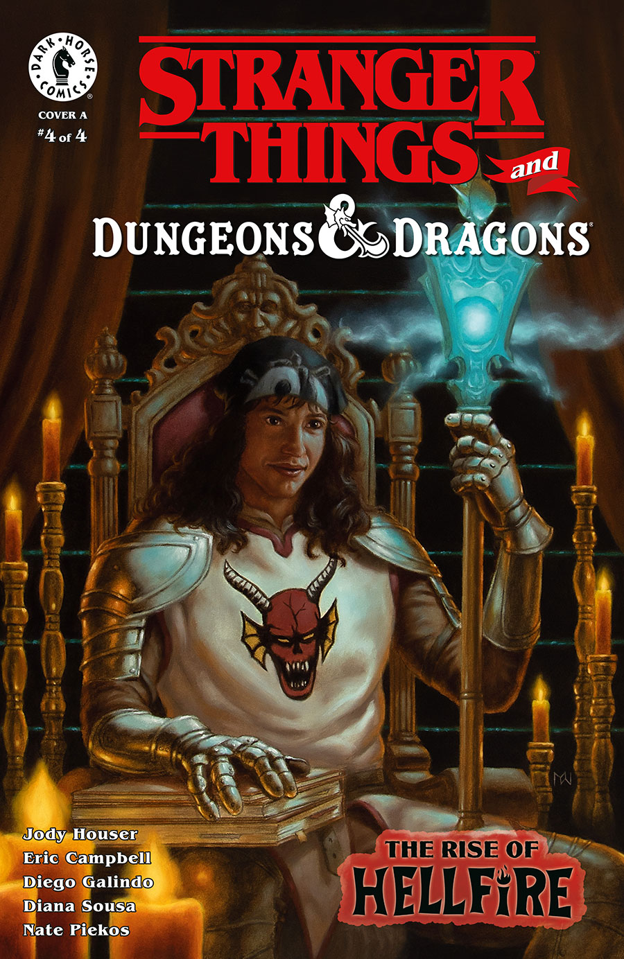 Stranger Things And Dungeons & Dragons The Rise Of Hellfire #4 Cover A Regular Myles Wohl Cover