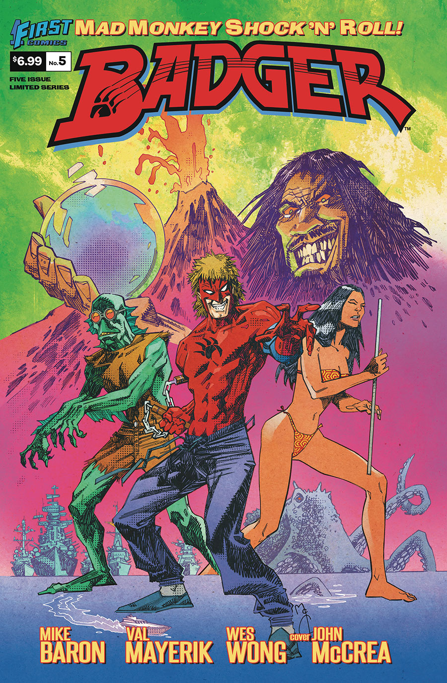 Badger Mad Monkey Shock n Roll #5