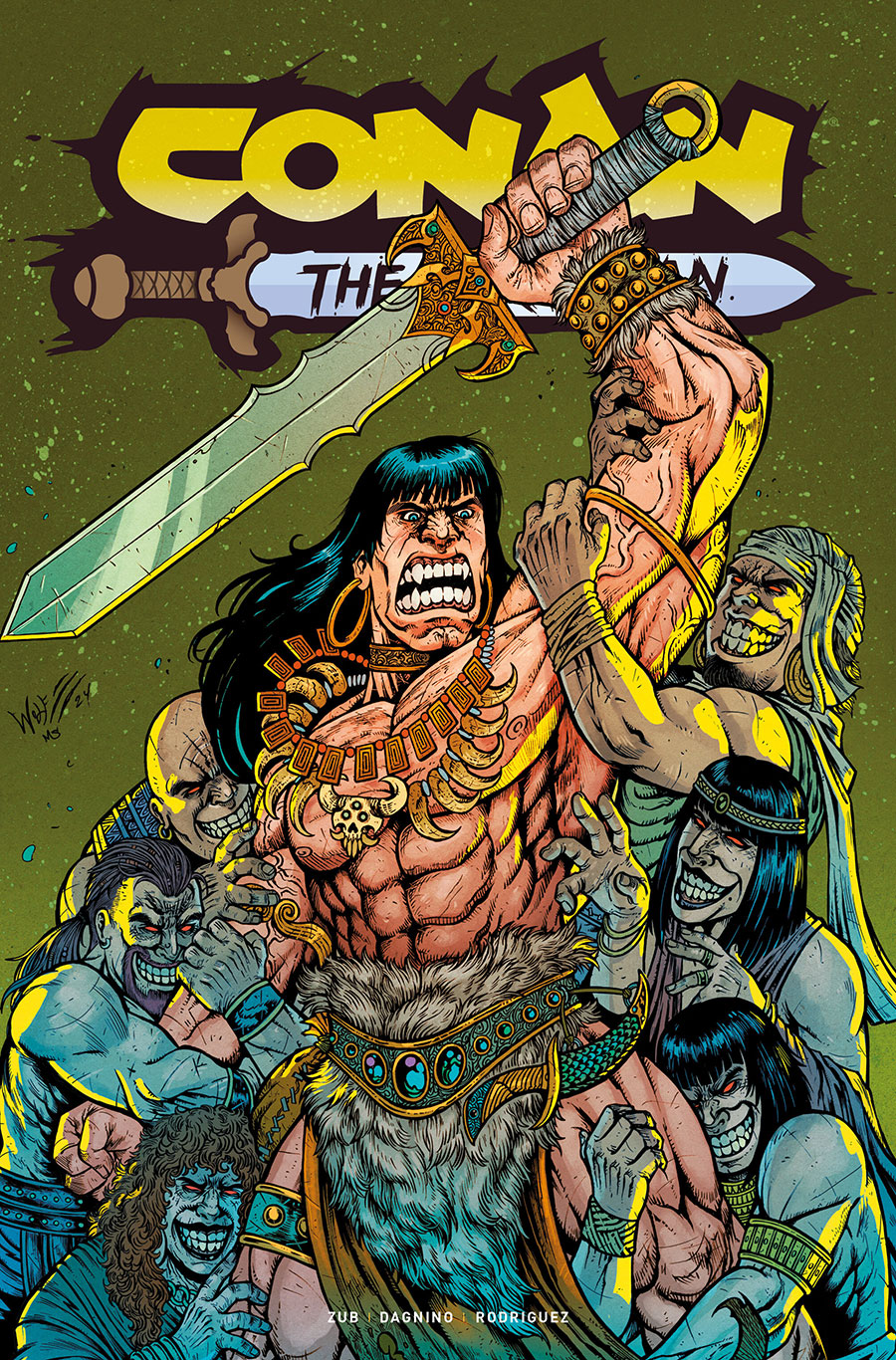 Conan The Barbarian Vol 5 #21 Cover B Variant Maria Wolf Cover - RESOLICITED
