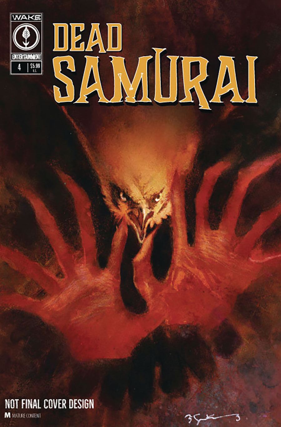 Dead Samurai #4 Cover A Regular Bill Sienkiewicz Cover