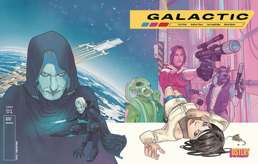 Galactic #1 Cover A Regular Amilcar Pinna Wraparound Cover