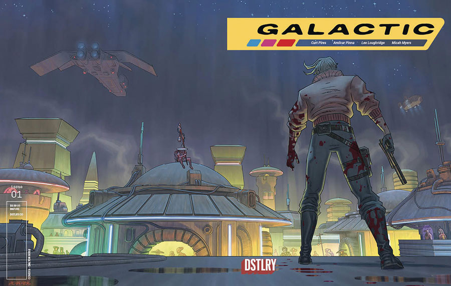Galactic #1 Cover B Variant Dalton Rose Wraparound Cover