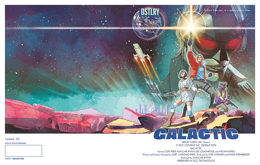 Galactic #1 Cover F Variant Amilcar Pinna Homage Wraparound Cover - RESOLICITED