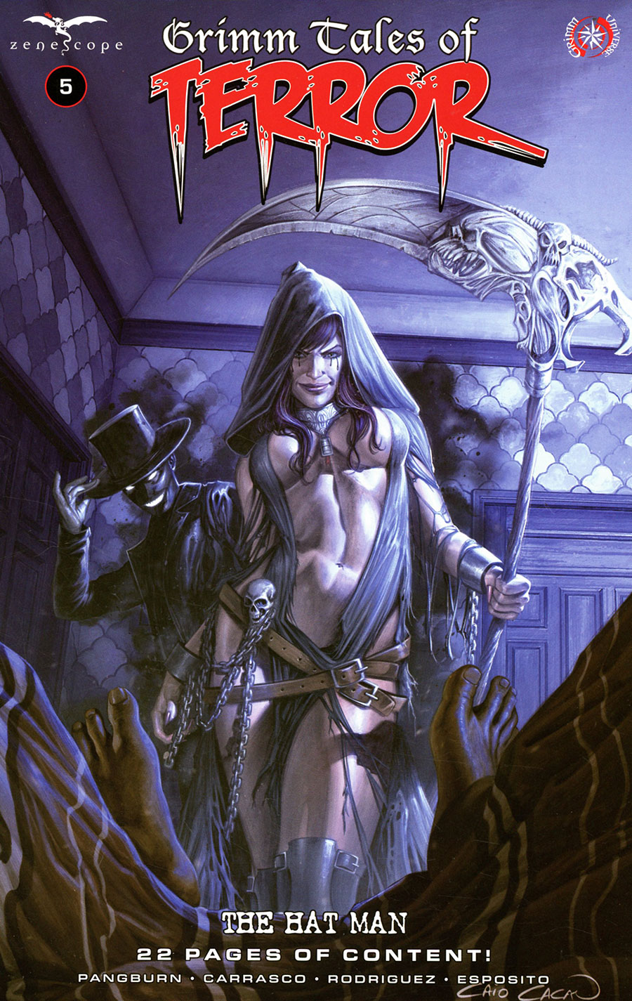 Grimm Fairy Tales Presents Grimm Tales Of Terror Vol 5 #5 The Hat Man Cover B Variant Caio Cacau Cover