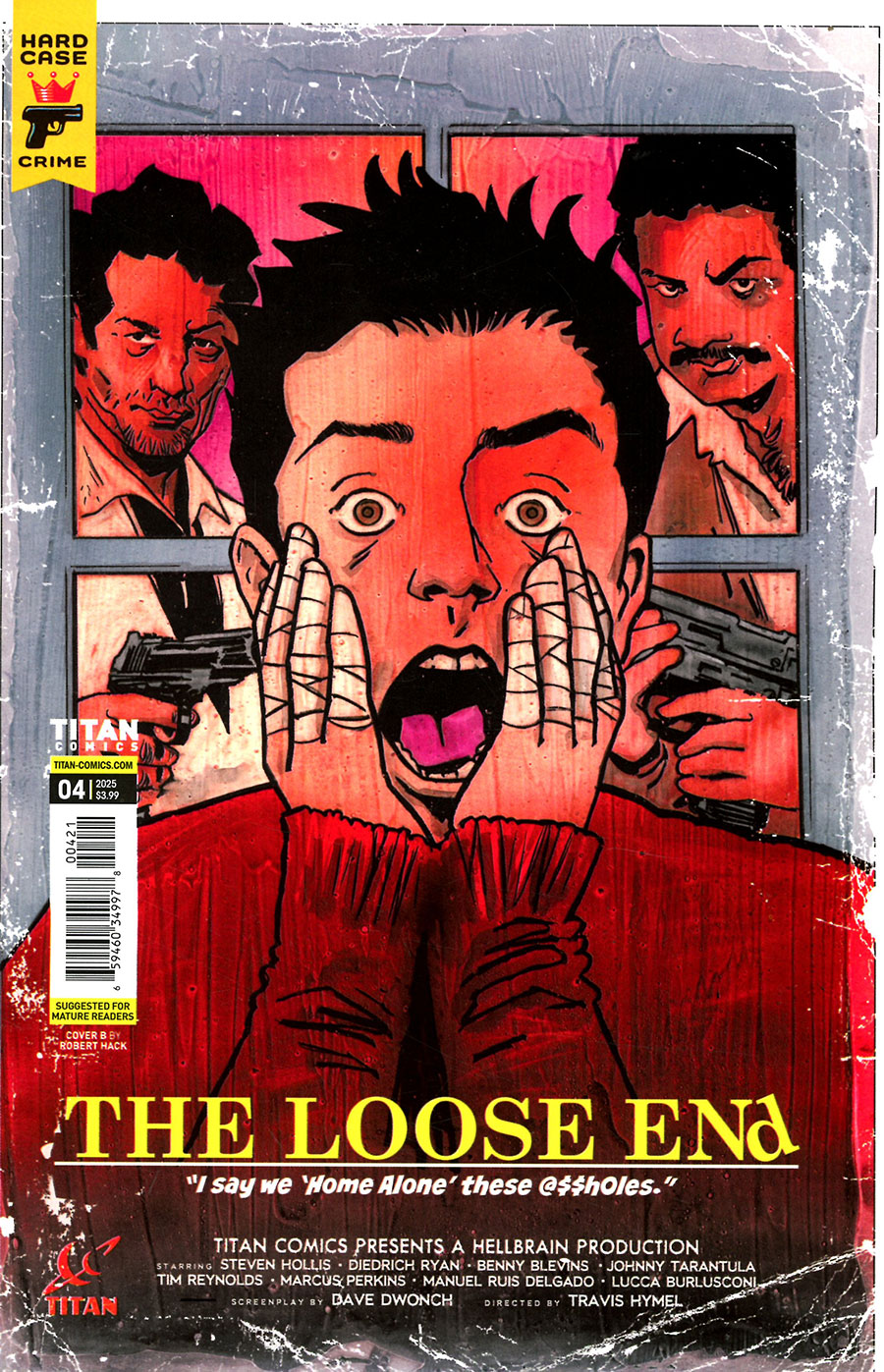 Hard Case Crime The Loose End #4 Cover B Variant Robert Hack Home Alone Homage Cover